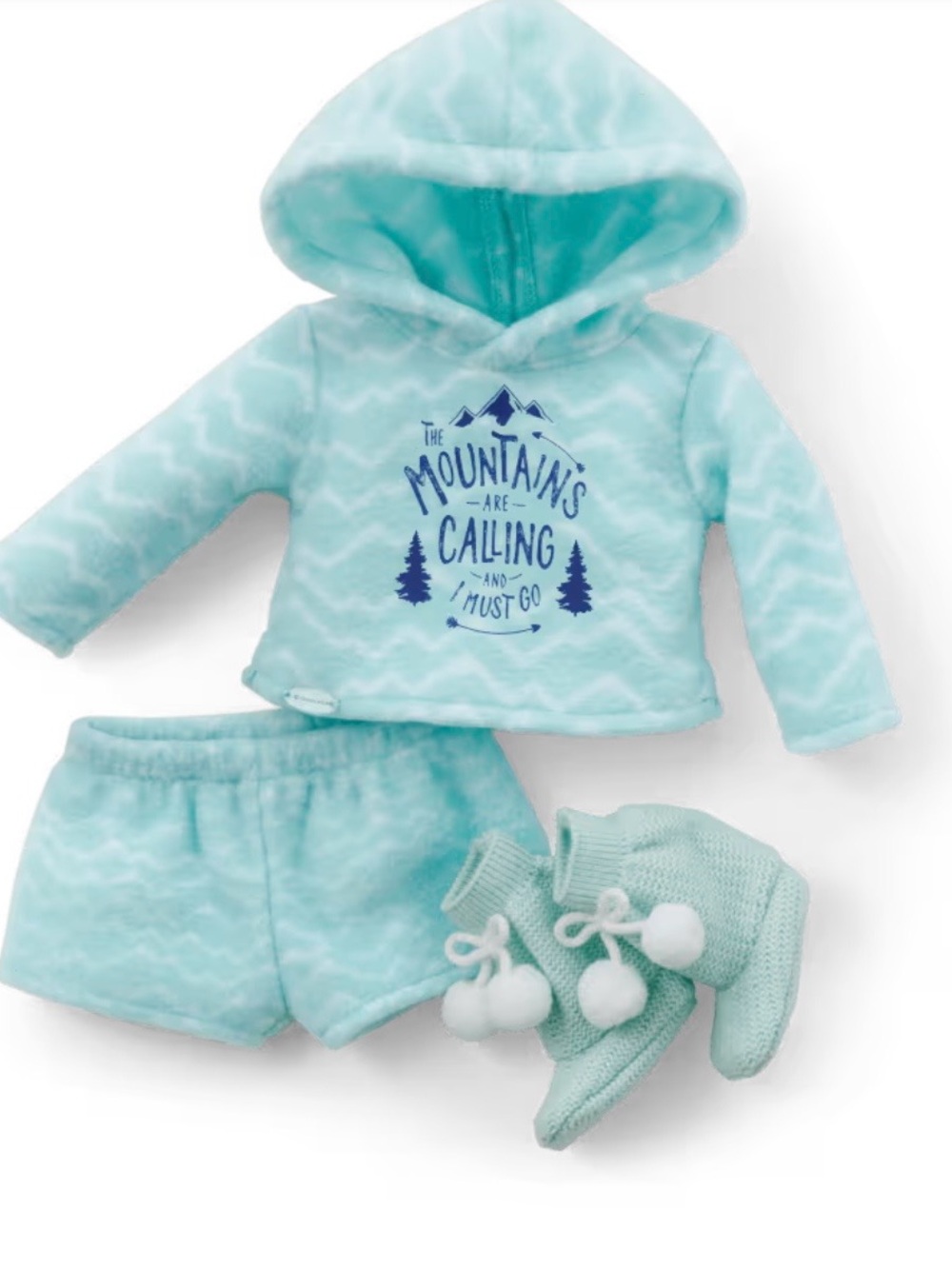American Girl Corinne’s™ Powder Blue Pajamas for 18-inch Dolls